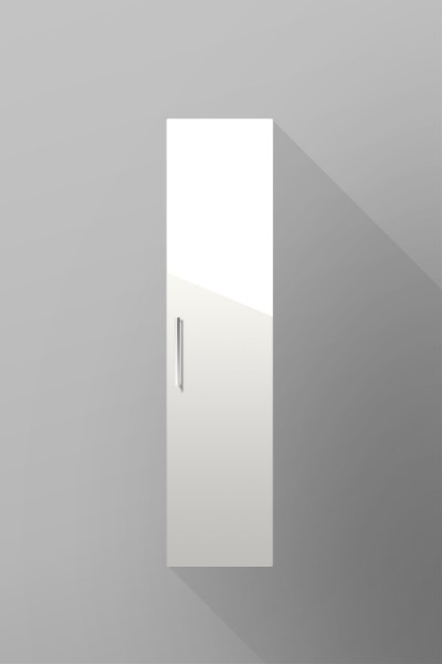 Badezimmer Midi-Schrank, 1 Tür, Seitenschrank H/B/T [128,1 cm / Variabel]