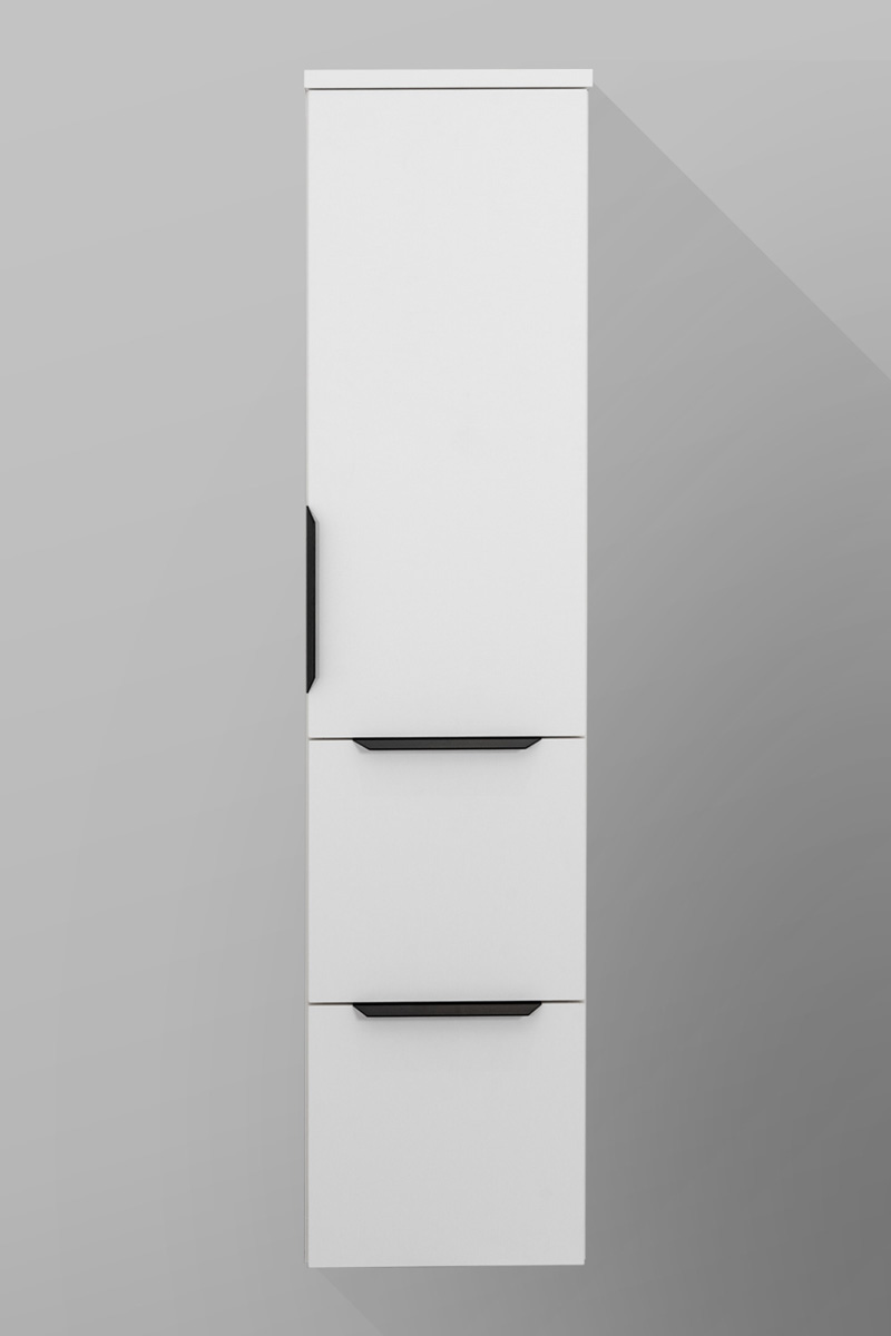 [128,1 2 Badezimmer Tür, Seitenschrank Variabel] / Midi-Schrank, 1 cm Auszüge, H/B/T